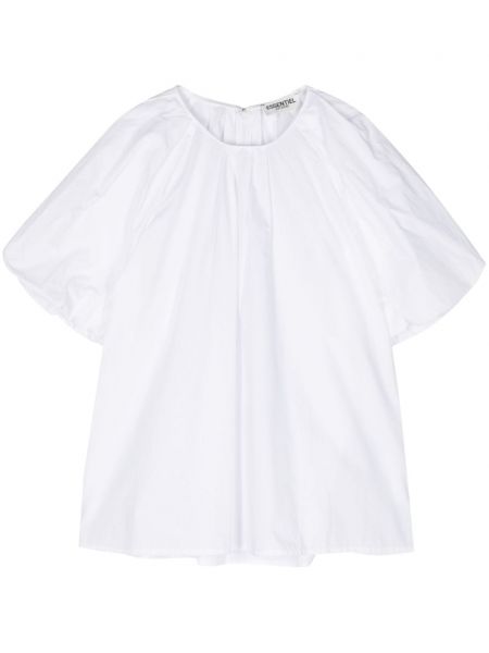 Памучна блуза Essentiel Antwerp бяло