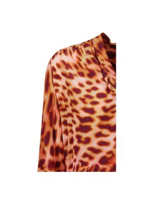 Camisa leopardo Stella Mccartney naranja