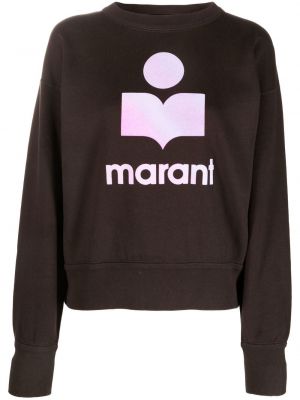 Gradient trykt sweatshirt Isabel Marant étoile svart