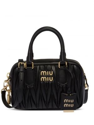 Shoppingbag Miu Miu svart