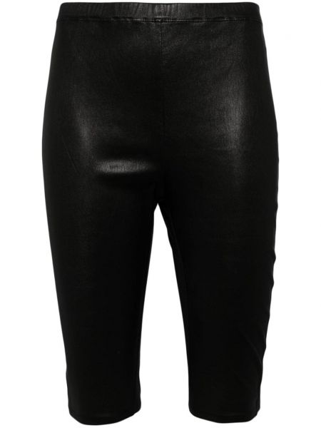 Pantalon en cuir à imprimé Loewe Pre-owned noir