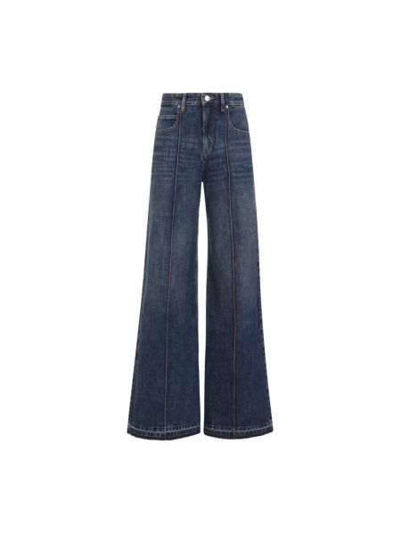 Niebieskie jeansy relaxed fit Isabel Marant