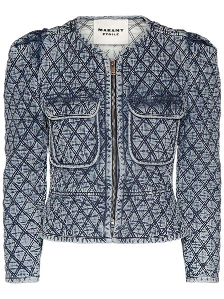 Bomuld denimjakke Marant Etoile