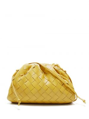 Τσάντα ώμου Bottega Veneta Pre-owned κίτρινο