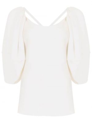 Блуза от креп Gloria Coelho бяло