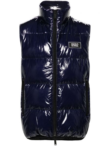 Quiltet vest Dsquared2 blå