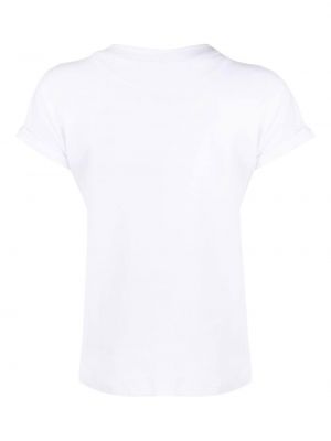 T-shirt aus baumwoll mit print Eleventy weiß