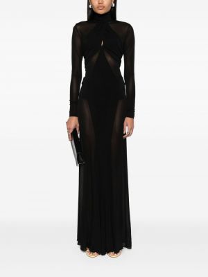 Drapované večerní šaty Isabel Marant černé