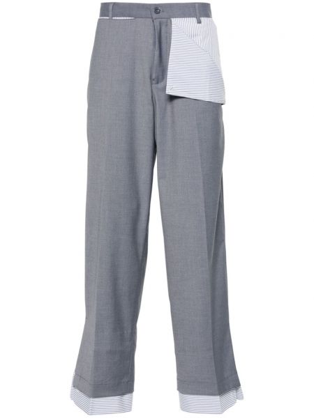 Rovné kalhoty Kidsuper šedé
