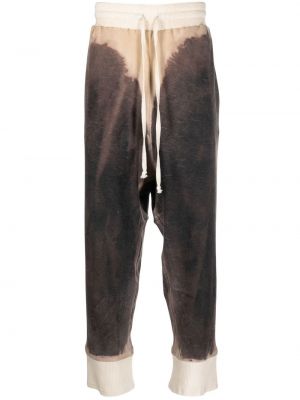 Pantaloni con stampa Atu Body Couture marrone