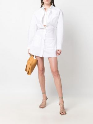 Robe chemise Jacquemus blanc