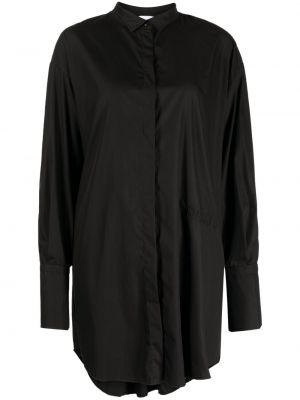 Robe chemise brodé Patou noir
