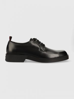Pantofi din piele Hugo negru
