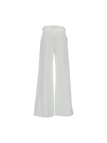 Spodnie oversize Brunello Cucinelli białe