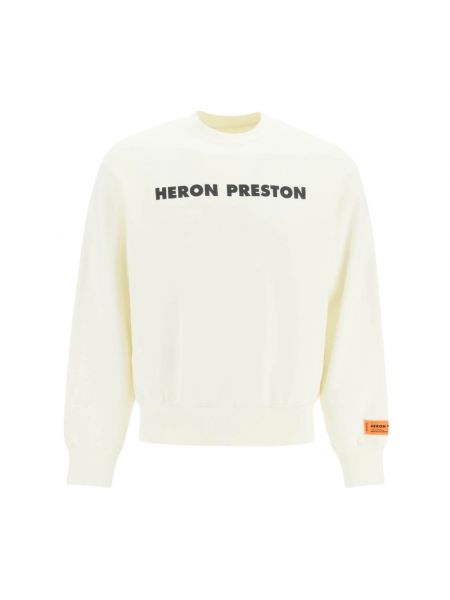 Beżowa bluza z kapturem Heron Preston
