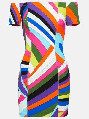 Rochie mini cu imagine Pucci