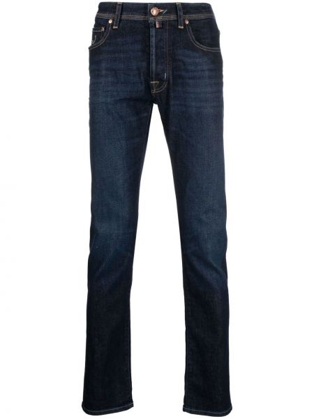 Smal skinny fit-jeans Jacob Cohën blå