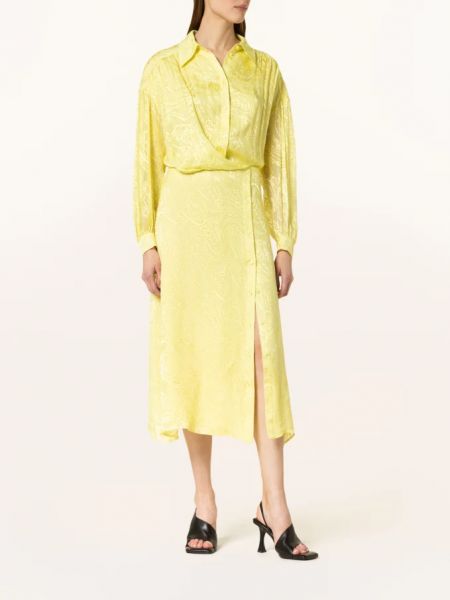 Платье-рубашка Lala Berlin желтое