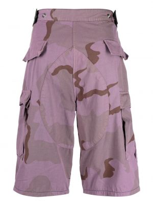 Cargo shorts mit camouflage-print Oamc lila