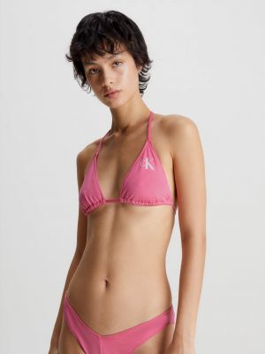 Dámský vrchní díl plavek Calvin Klein Underwear - Růžová