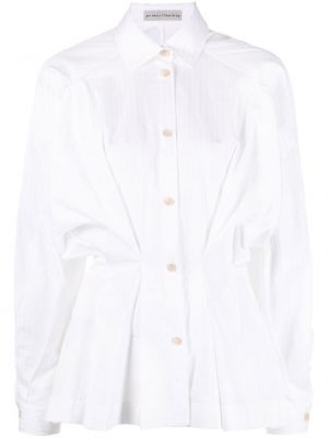 Medvilninė marškiniai Palmer//harding balta