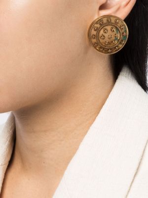 Boucles d'oreilles oversize à boucle Chanel Pre-owned