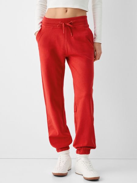 Pantaloni Bershka roșu