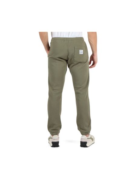 Pantalones de chándal de algodón Replay verde