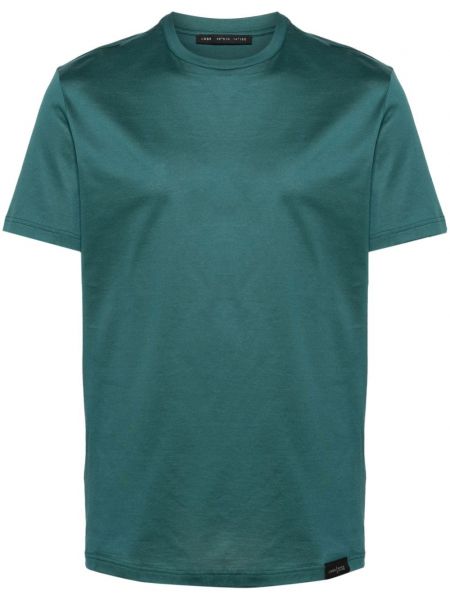 Tricou din bumbac Low Brand verde