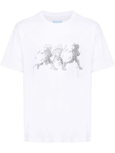 T-shirt aus baumwoll mit print 3paradis