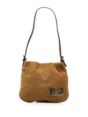 Чанта за ръка от рипсено кадифе Fendi Pre-owned