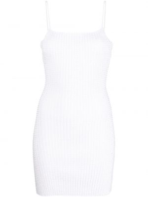 Κοκτέιλ φόρεμα με πετραδάκια Alexander Wang λευκό