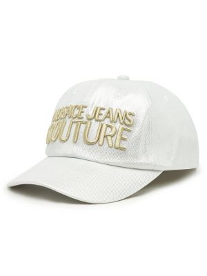 Kepurė su snapeliu Versace Jeans Couture balta
