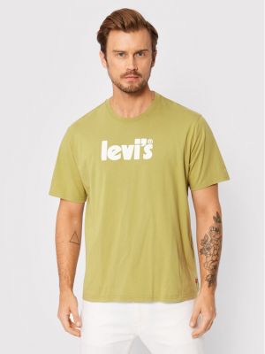 Relaxed тениска Levi's® зелено