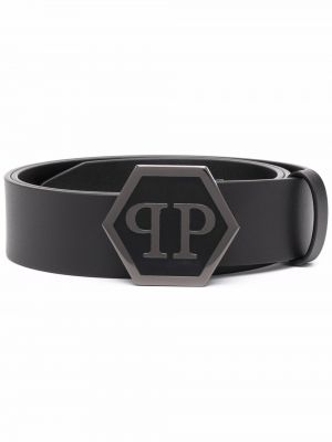 Ceinture à boucle Philipp Plein noir