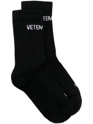 Чорапи Vetements черно