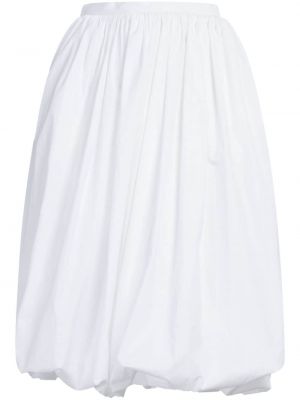 Bavlnená midi sukňa Marni biela