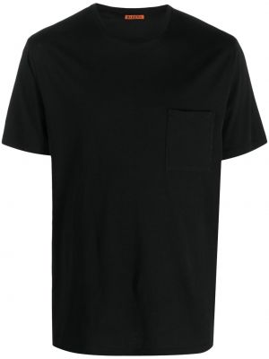Koszulka bawełniana z okrągłym dekoltem Barena czarna