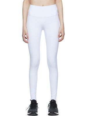 Белые нейлоновые спортивные штаны Alo