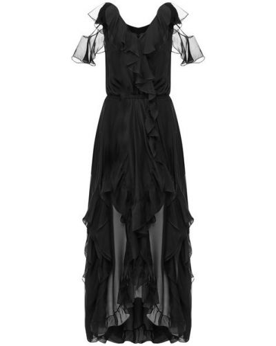 Шелковое платье Faith Connexion, черное