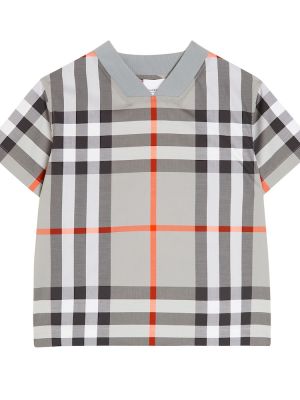 Kontrolleret bomuld t-shirt for drenge Burberry Kids grå