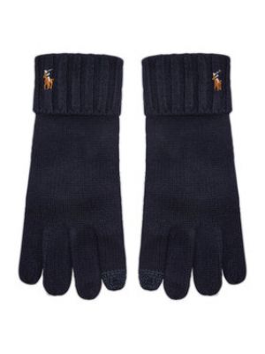Rękawiczki wełniane Polo Ralph Lauren czarne