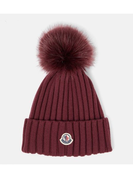 Ull pels lue Moncler rød