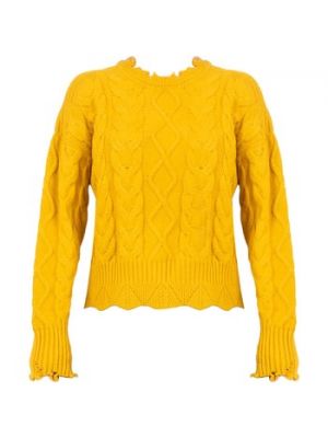 Sweter Pinko żółty