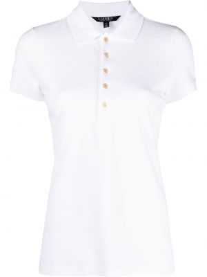 Polo marškinėliai Lauren Ralph Lauren balta