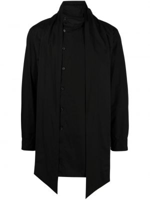 Асиметрична риза Yohji Yamamoto черно