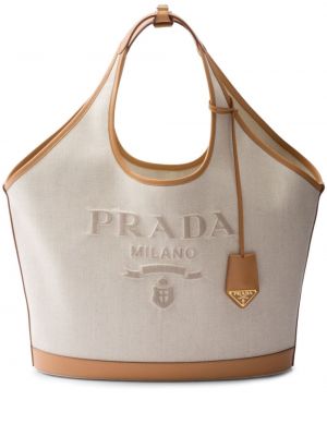 Τσάντα shopper με κέντημα Prada