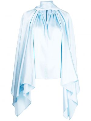 Блузка с драпировкой Act N°1, синяя