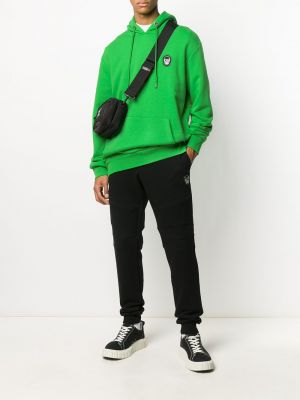 Džemperis su gobtuvu Philipp Plein žalia