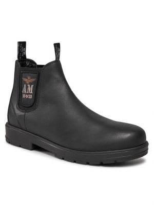 Kotníkové boty Aeronautica Militare černé